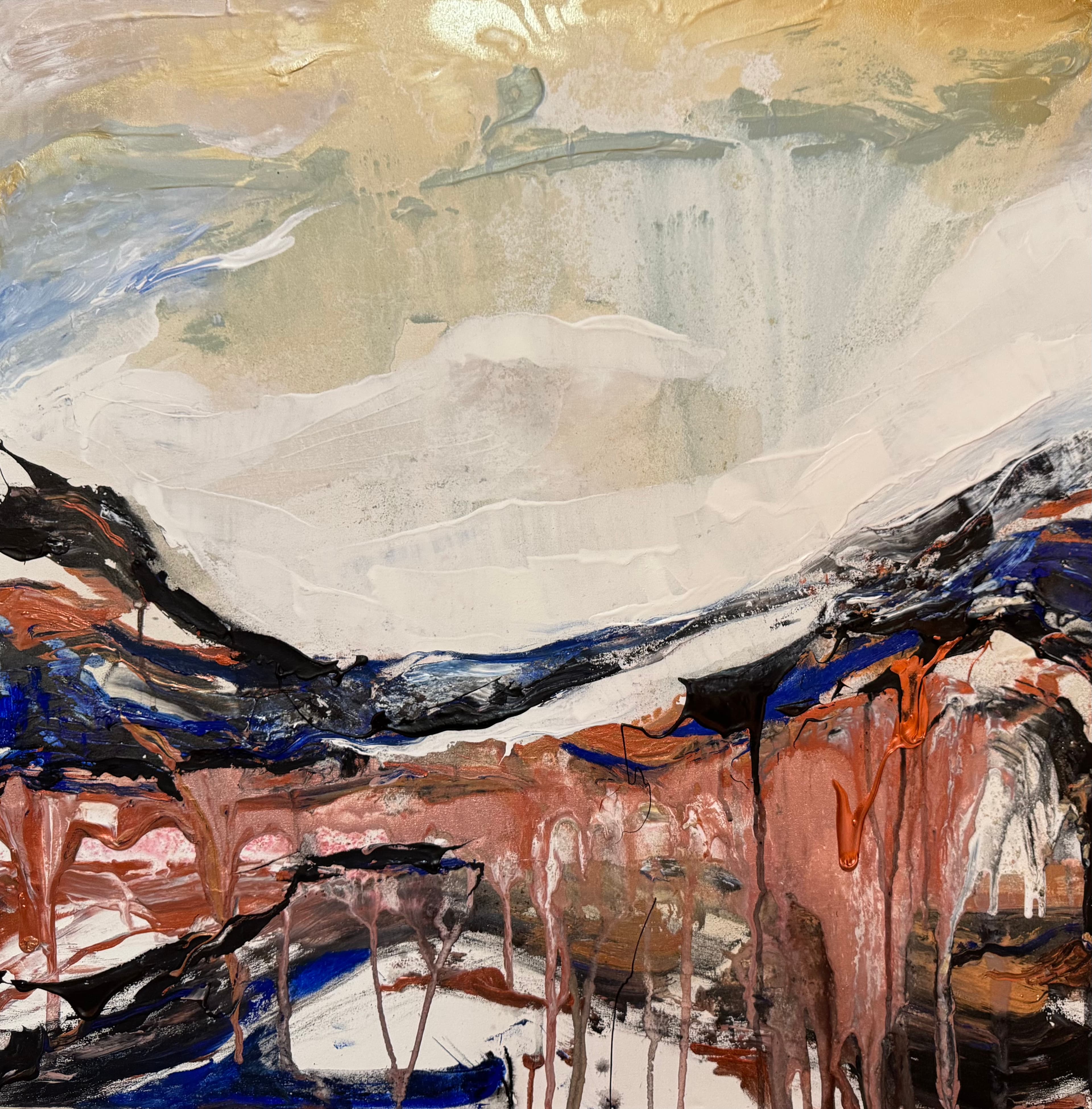 het mooiste is zien wat er is<br>
voor wat het. jezelf herkennen<br>
in een raam, bijvoorbeeld<br>
<br>
in de blik van je moeder,<br>
een kunstwerk aan de muur<br>
in de spiegel van het water,<br>
het knetteren van het vuur<br>
<br>
daar te mogen zijn, te dromen<br>
aan de oever van die bron,<br>
te zien hoe dagen stromen<br>
en dat het goed is, zo,<br>
ook als het anders kon.<br>
<br>
(Tom Dinneweth)