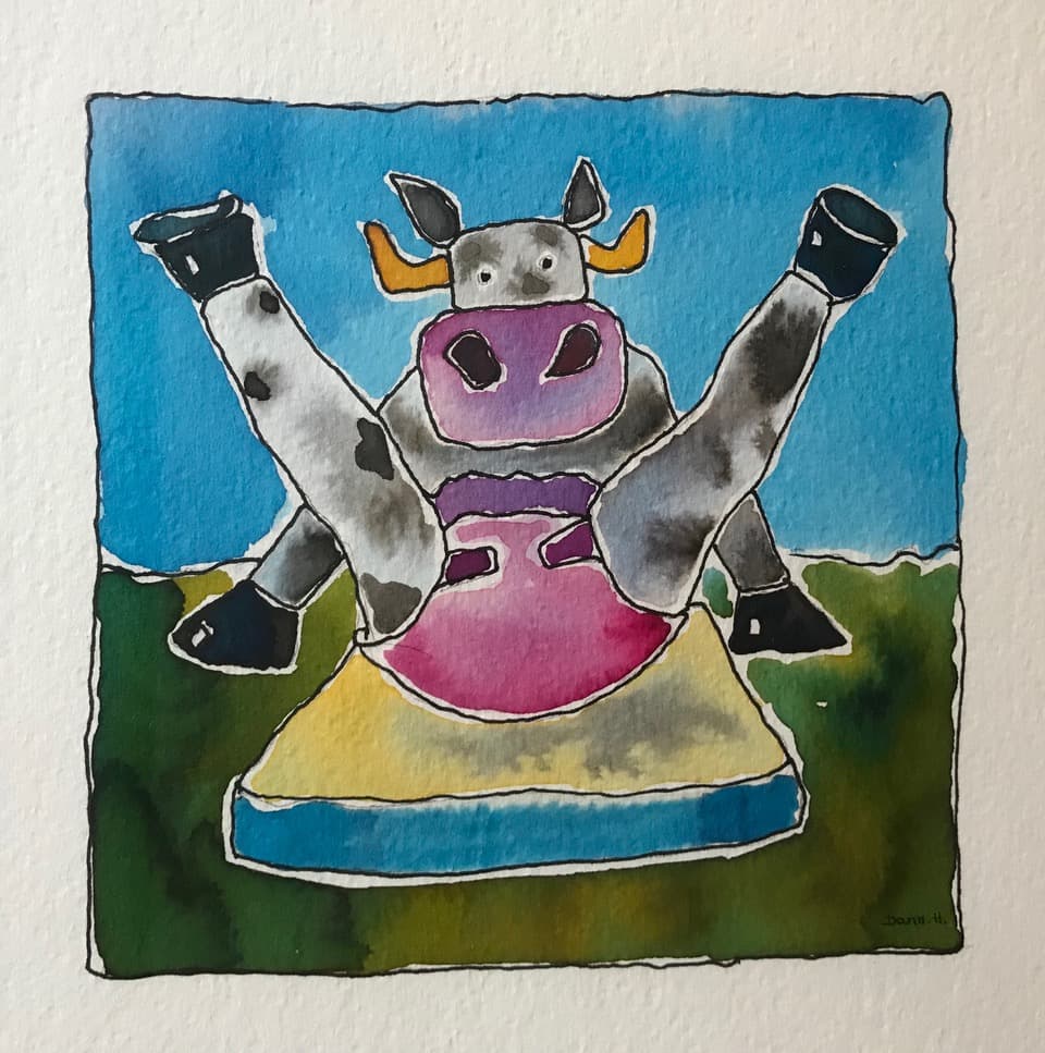 Een kalfje met een luier (1999 dzingeleping!)