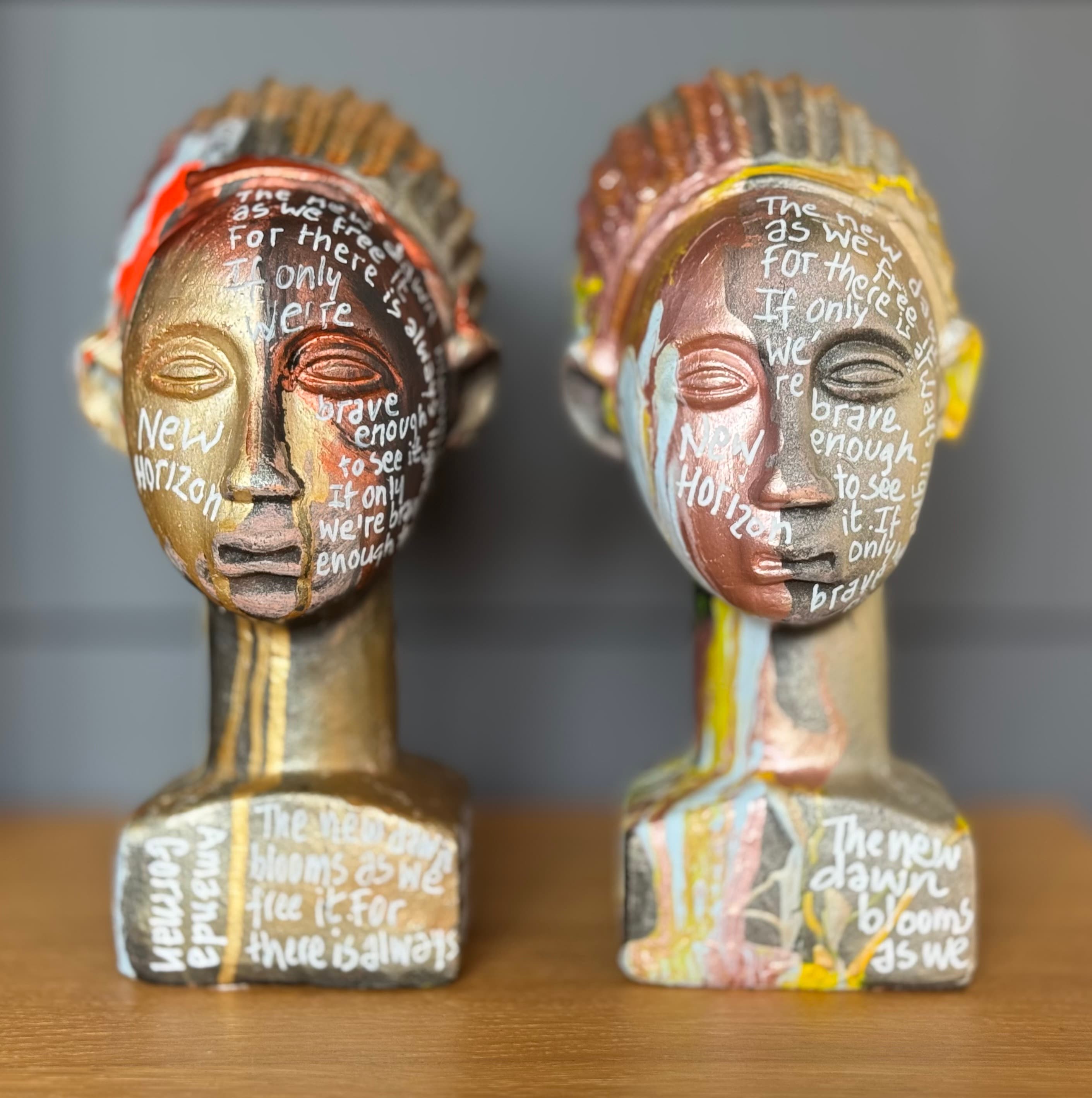 The new dawn blooms as we free it.<br>
For there is always light,<br>
if only we’re brave enough to see it.<br>
If only we’re brave enough to be it.<br>
<br>
(Amanda Gorman)<br>